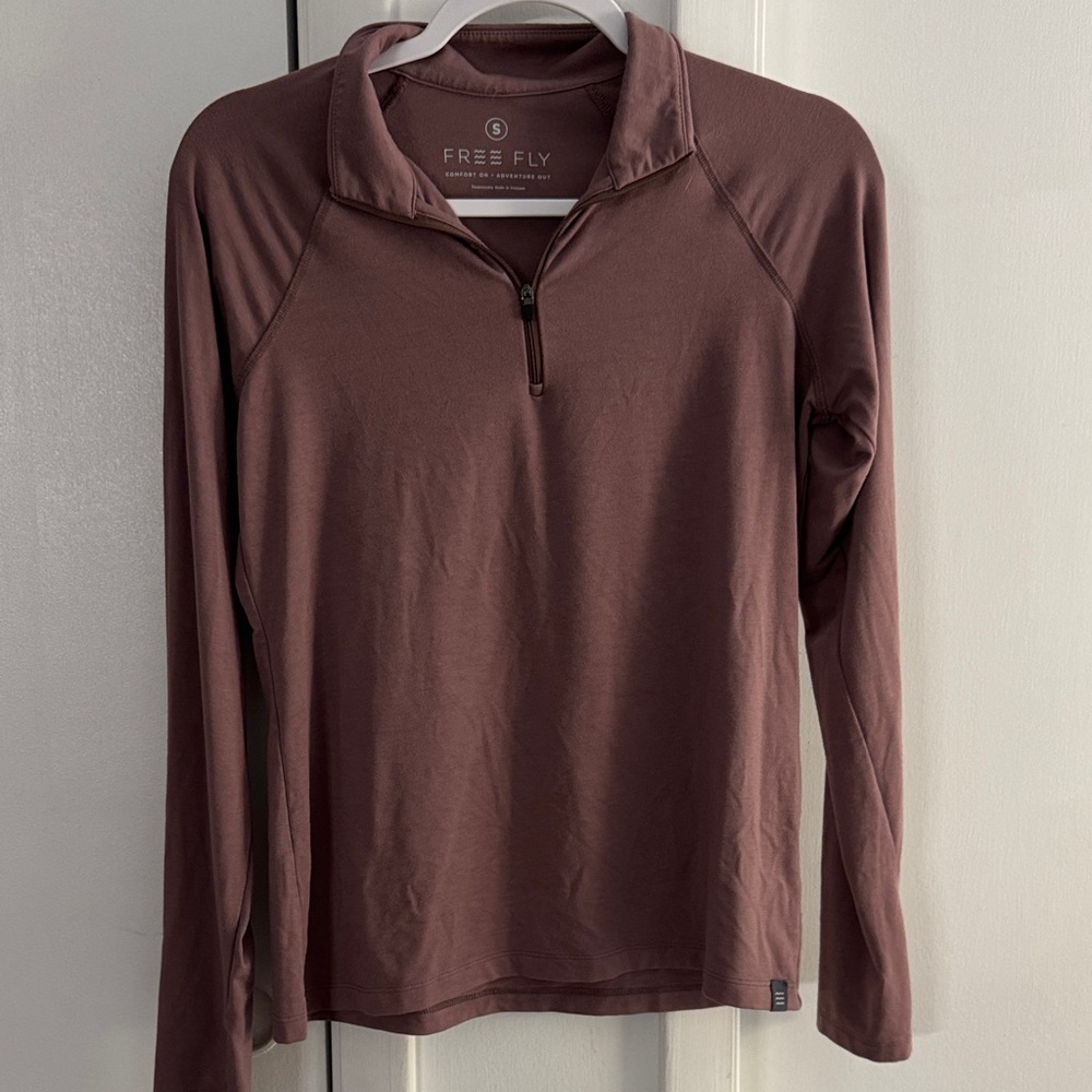 Free Fly Rose Long Sleeve Pullover
